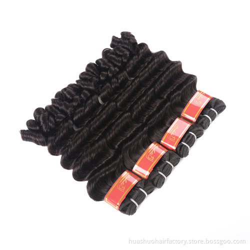 China Supplier Unprocessed Double Drawn Wholesale Peruvian Hair  Curl Virgin Hair